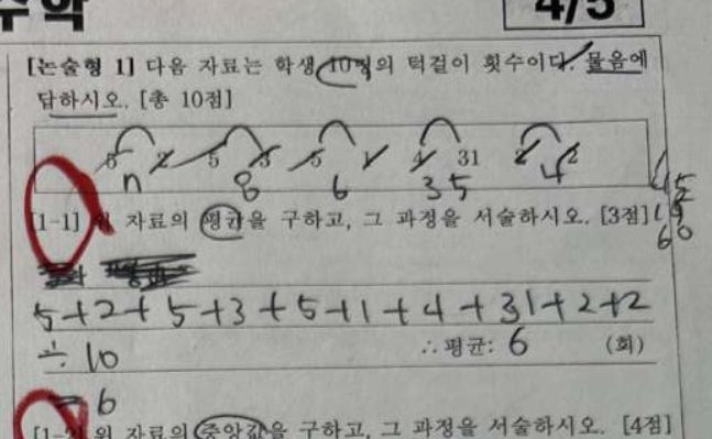 논술형 1-1-1번 문항