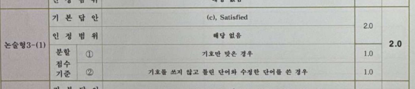 논술형 3-1번 문항